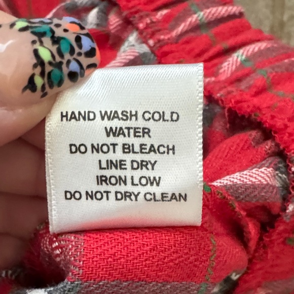 HYFVE Red Plaid Flannel Hoodie with Gray Hood - Picture 7 of 9